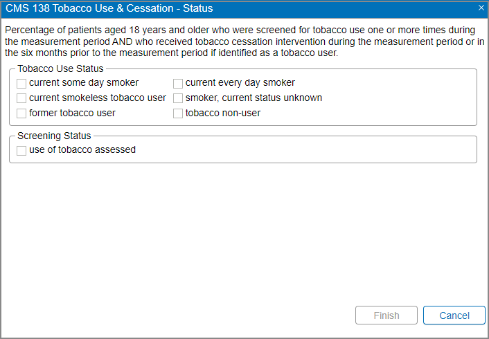 Tobacco Cessation Wizard