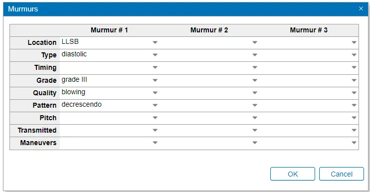 Murmur Details Wizard